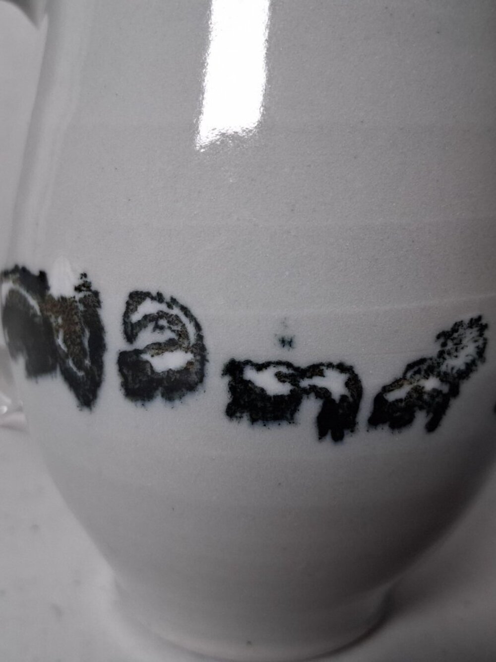 Studio Art Pottery Coffee Mug Skunk Family Animal Skunks Ceramic Cup 12oz - Picture 13 of 16